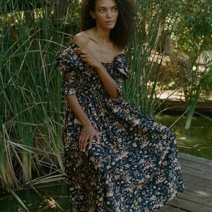 Doen Bijou Dress Navy Oaks - Size small